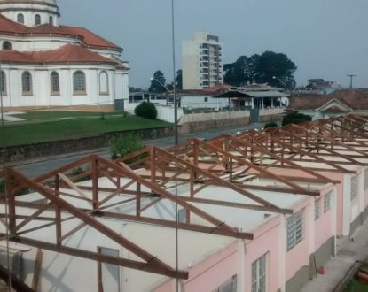 As obras continuam na Casa Comunitária