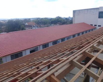 E as obras continuam na Casa Comunitária